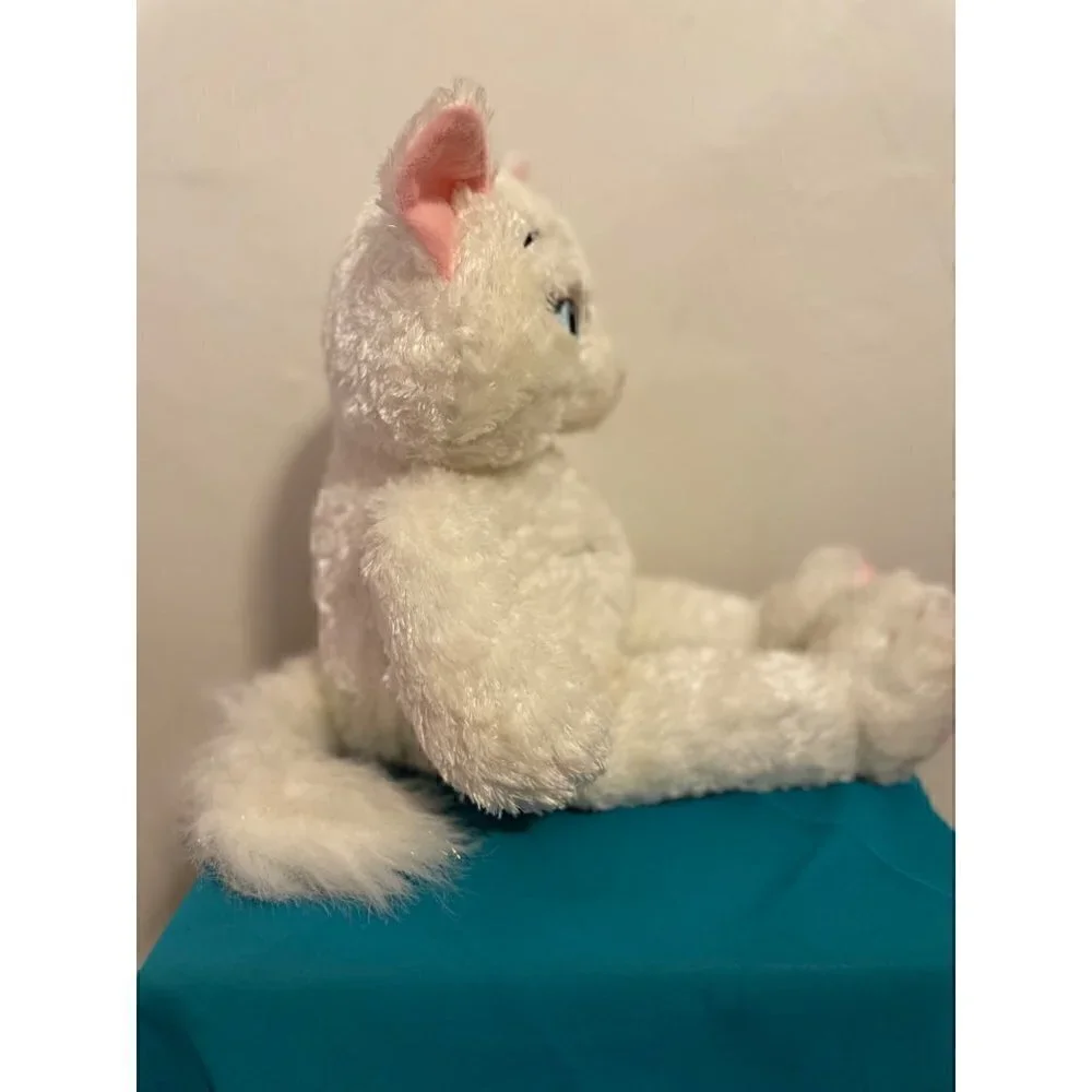 Build A Bear Disney Aristocats Marie 9 White with Pink 19 inches